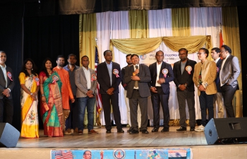  The Telangana Formation Day was hosted by the Sacramento Telangana Association in Folsom. The celebrations showcased performances by the youth reflecting deep attachment to the Telangana culture. The Chief Guest Dr. T.V. Nagendra Prasad, Consul General of India in his address appreciated the youth who performed Indian dances. He also conveyed best wishes on the occasion of Telangana Formation Day. The songs by popular music director and singer Shri Vandemataram Srinivas were a big attraction. The event was attended by local leaders Mayor Mr. David Allison of Cordova City, Mr. YK Chalamcherla of Folsom City, Ms. Sireesha Pulipati and Mr. Ajay Bhutoria on US President Advisory Commission.   @AmritMahotsav